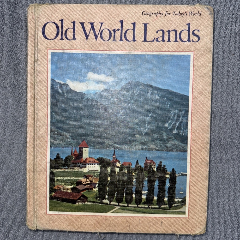 Vintage Teacher's Edition 1959 - Silver Burdett Old World Lands - Social Studies